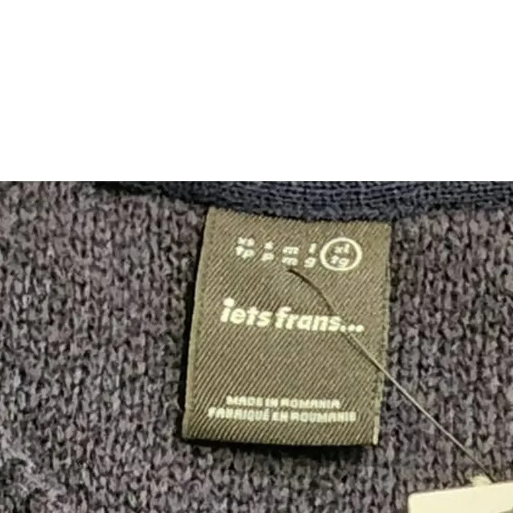 iets frans... Urban Outfitters Fluffy Knit Vest Navy Blue Unisex XL NWOT